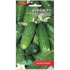 Огірки Кураж F1, 0,25 г., ТМ "Флора Маркет"